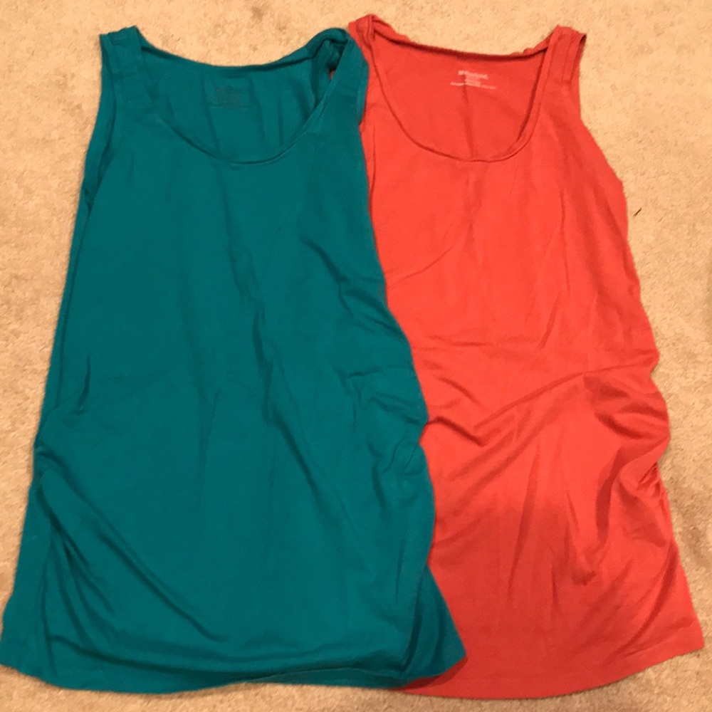 2 Maternity Tank Tops